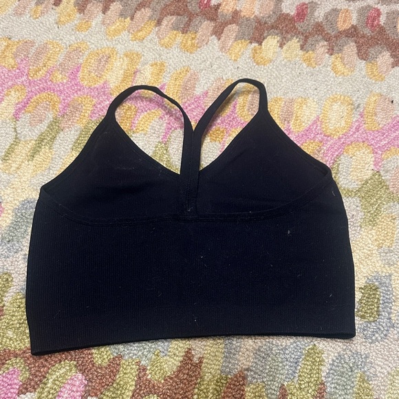 SET Active Ribbed V Neck Tank / Sports Bra - Picture 2 of 3